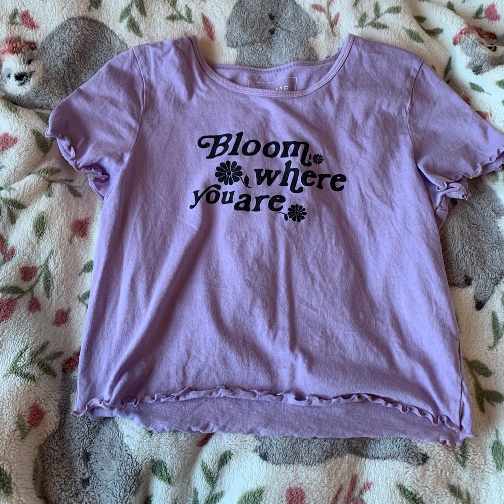 Lavender crop top